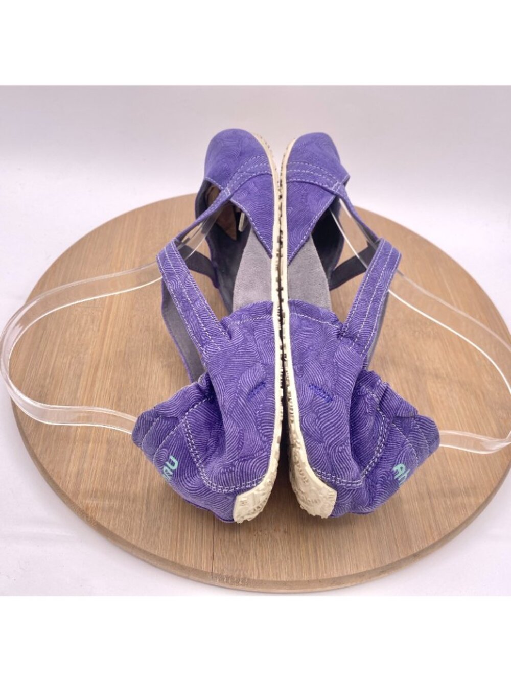 Ahnu Shoes Womens 10 Purple Nylon Mary Jane Sporty Ballet Flats Outdoor - Picture 9 of 11